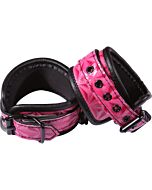 Sinful wrist cuffs pink