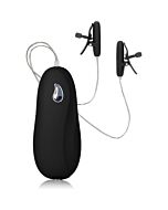 Black Vibrating Nipple Clamps