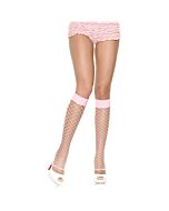 Leg avenue fence net leg warmers neon pink