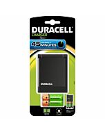 Duracell charguer 45min. + 2xaa 1700mah + 2xaaa 750mah