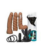 Vibrating dual density starter set - caramel