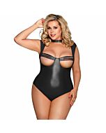 Subblime queen plus uncovered breast fetish teddy