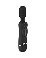 Silicone massage wand - black