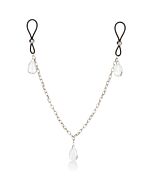 Nonpiercing nipple chain jewelry crystal