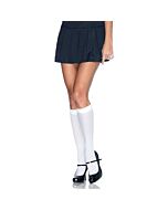 Leg avenue nylon opaque knee highs white