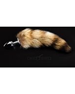 Silver plug with tail - s