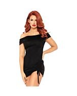 Cold shoulder dress black