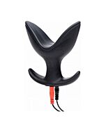 Electro anchor mini e-stim expanding plug - black