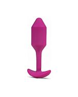 Vibrating snug plug 2 - rose