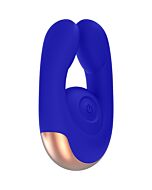 Dual motor clitoral stimulator - fancy - blue