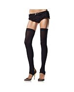 Leg avenue opaque stirrup thigh highs