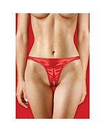 Adjustable panty with bullet red