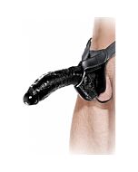 Fetish fantasy extreme hollow strap-on black