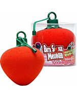 Bath sponge shaped Strawberry with Vibrator