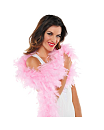 Pink feather boa 183 cm