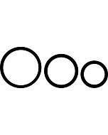 Ohmama - Set of 3 Black Silicone Rings