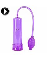 Lila Relazy pump for rock hard erections
