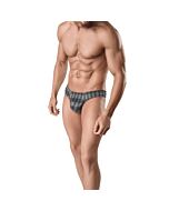 AEGIS Gray Plaid Thong