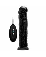 Real rock vibrator 100 010 black realistico 295 cm