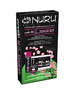 Nuru erotic massage kit with concentrated dvd