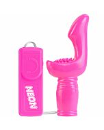 Neon pink vibrator sexy snuggler
