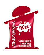 Wet water-based lubricant heat effect 10ml