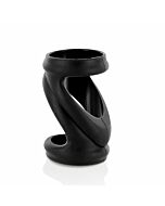 Penis sheath svelte black wet