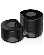 Dual Power Black Cock Ring