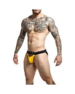 DNGEON Peekaboo Jock Yellow - Sporty-Erotic Underwear