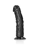 RealRock - Realistic Curved Dildo with Suction Cup - 6'' / 15.5 cm