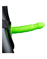 Ouch! Hollow Braided Strap-On - Glows in the Dark