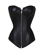 Fortunated Black Corset - High-Quality PVC Black Corset