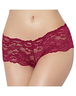 Red Floral Lace XL