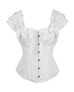 Angel White Corset - Size S - Divine Fringes