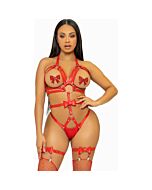 Red Vegan Harness