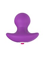 Purple Pleasure Knob - Vibrating Plug