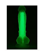 Glow Green 17.5cm Dildo
