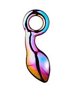 Chunky Glamour Glass Ring - Glass Anal Plug