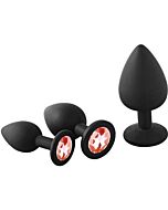 Ruby Fantasy Anal Kit - 3 Plugs