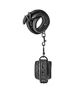Blaze Diamond Vegan Leather Handcuffs
