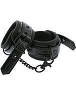 Croco Black Handcuffs