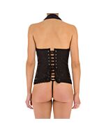 Black Metal Night Seductress Corset