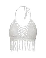 Sexy White Woven Bikini