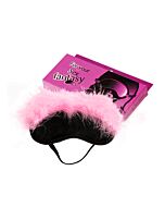 Mascara bear and pink-black marabou