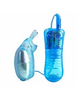 Jelly jelly vibrator 14 gems Blue Bunny