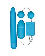 Funky fun blue toy box set