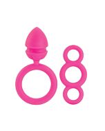 Touche penis ring with pink vibrator