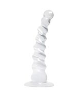 Jollipops transparent twisted dildo