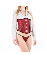 Intimax underbust crazy love red