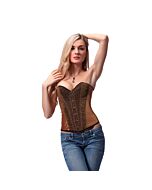 Intimax golden glitter corset